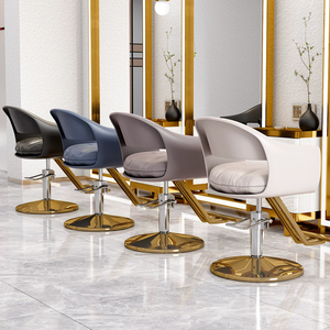 Sillón de Peluquería de Cuero Personalizado Clásico Moderno, Muebles de Peluquería, Sillas de Peluquería Modernas para Cortar el Cabello - Product Image 3