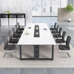 Mesa de Conferencia de Oficina Marca <span class=keywords><strong>XT</strong></span>, Mesa de Entrenamiento Larga, Diseño Moderno y Simple, Tipo Placa, Gran Tamaño, Embalaje en Correo de Guangdong - Product Image 1