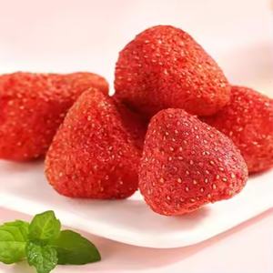 Senza zucchero aggiunto fragole liofilizzate FD patatine alla fragola snack frutta secca liofilizzato frutti di bosco patatine - Product Image 2