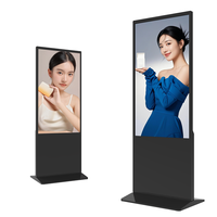 Kiosque de marketing numérique d'usine, écran publicitaire LED multi-touch avec graphismes pour centre commercial, utilisation intérieure/extérieure