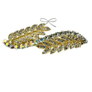 Broche y Pasador para el Cabello con Diamantes y Flores de Plantas - Product Image 1