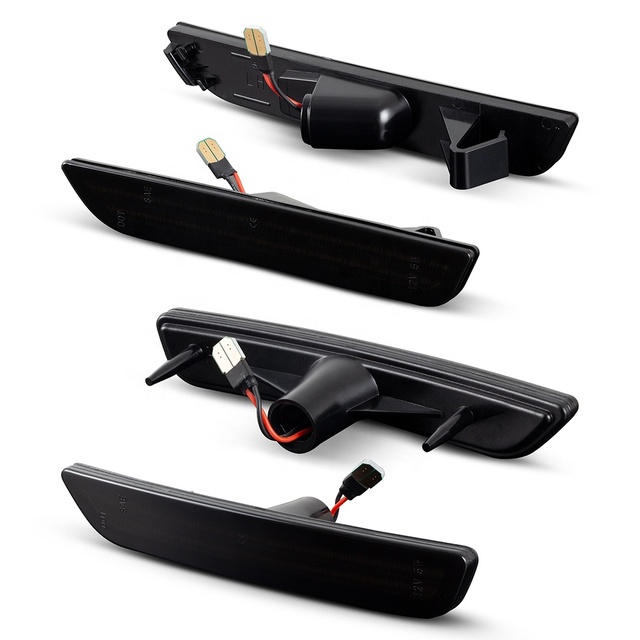 4pcs Car Accessories LED Front&Rear Bumper LED Side Marker Light for Ford Mustang 2010-2014