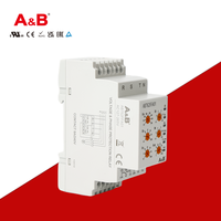 Relais électromagnétique miniature AB762FFA01 en alliage d'argent, protection contre les pannes de phase, surtension, sous-tension, séquence de phase