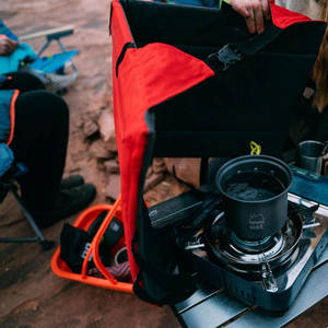 เบาะพับได้แบบพกพา ทนทาน รองรับน้ำหนักได้มาก ป้องกันความชื้น พนักพิงหลังนั่งสบาย ทนต่อสภาพอากาศ เหมาะสำหรับการตั้งแคมป์กลางแจ้ง - Product Image 4