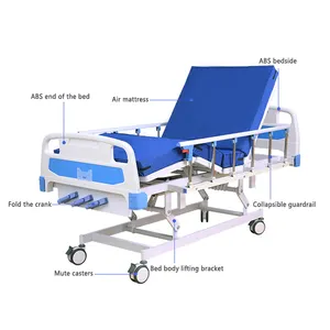 3 Funktions handbuch Medical Nursing Hospital Bed