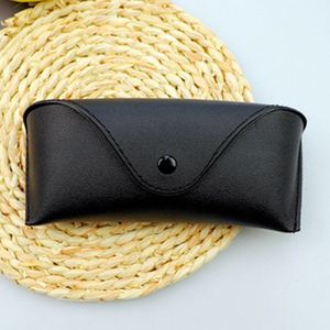 Étui à lunettes de soleil en cuir durable personnalisé avec logo, boîte de protection légère et pratique, étui à lunettes de soleil en cuir de couleur unie - Product Image 3