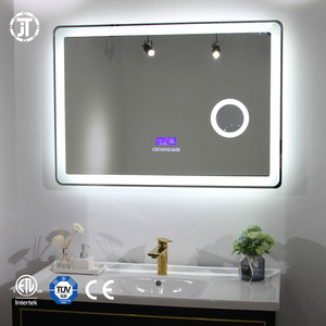 <span class=keywords><strong>Espejo</strong></span> de pared <span class=keywords><strong>con</strong></span> lupa de música de lujo, retroiluminado, Led inteligente, iluminado <span class=keywords><strong>con</strong></span> pantalla de tiempo, electrónico - Product Image 2