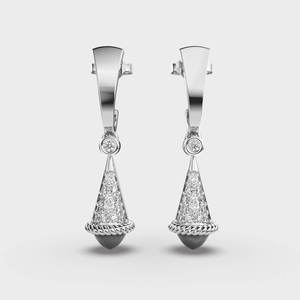 Classic Diamond <b>Stud</b> <b>Earrings</b> Crafted in 925 Sterling <b>Silver</b> Timeless Fine Jewelry for Bridal Wedding Everyday Fashion - Product Image 3