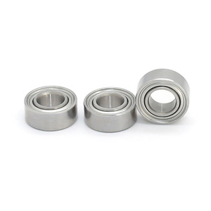 Roulement à billes à gorge profonde de type ouvert miniature SMR105ZZ en acier inoxydable, roulement de moteur silencieux à grande vitesse pour avion, petit - Product Image 2