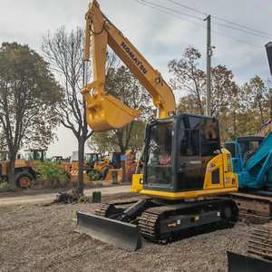 Komatsu 70-8 d'occasion de haute qualité, moteur de noyau d'excavatrice hydraulique de 7 tonnes, excavatrice sur chenilles originale japonaise d'occasion à vendre - Product Image 3