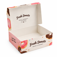 XJY faible quantité minimale de commande alimentaire beignet papier doux petits pains Cronut emballage Digbys Mister Takeway expédition beignet boîte