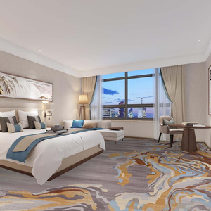 Phong Cách Bắc Âu Axminster Sàn Thảm Tường Để Tường 80% Len 20% Nylon Đa Mức Độ Vòng Lặp Phòng Khách Khách Sạn Thảm - Product Image 2