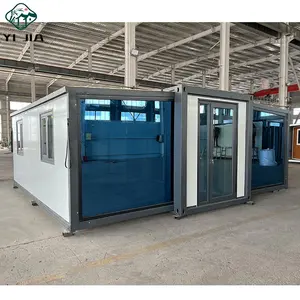 China Supplier Luxury Prefabricated 20ft Australia Mobile Homes 20ft Expandable 3 In 1 Folding Container House Product On