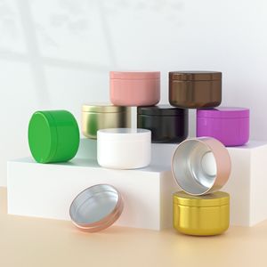 Tùy Chỉnh Vàng Kim Loại Bao Bì Rỗng Vòng Nến Lon Thiếc Kim Loại 250Ml Nến Quà Tặng Container Jar Hộp Cho Nến - Product Image 2