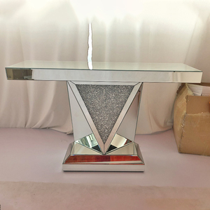 <strong>Cheap</strong> WXF-015 Crushed Diamond <strong>Console</strong> <strong>Table</strong> Nordic Style Glass <strong>Console</strong> <strong>Tables</strong> - Product Image 1