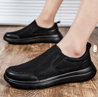 Nouvelles chaussures décontractées pour hommes grande taille, respirantes, à lacets, antistatiques, pour la marche en extérieur