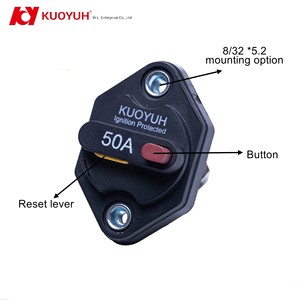 Disjoncteur de surtension étanche de milieu de gamme à déclenchement par poussée série KUOYUH 21-8P pour applications marines - Vente en gros fabricant - Product Image 2