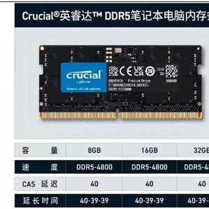 Crucial DDR5 SODIMM 48GB <b>Memory</b> For Laptop Upgraded Performance - Product Image 5