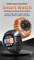 Reloj Inteligente KC89 para Hombre con Llamadas Bluetooth, Linterna, Monitor de Ritmo Cardíaco y Presión Arterial