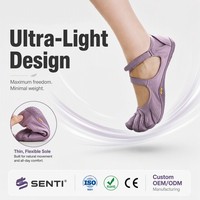 Zapatillas Minimalistas OEM al por Mayor con Cinco Dedos y Puntera Ancha, Zero Drop, para Yoga, Pilates y Fitness