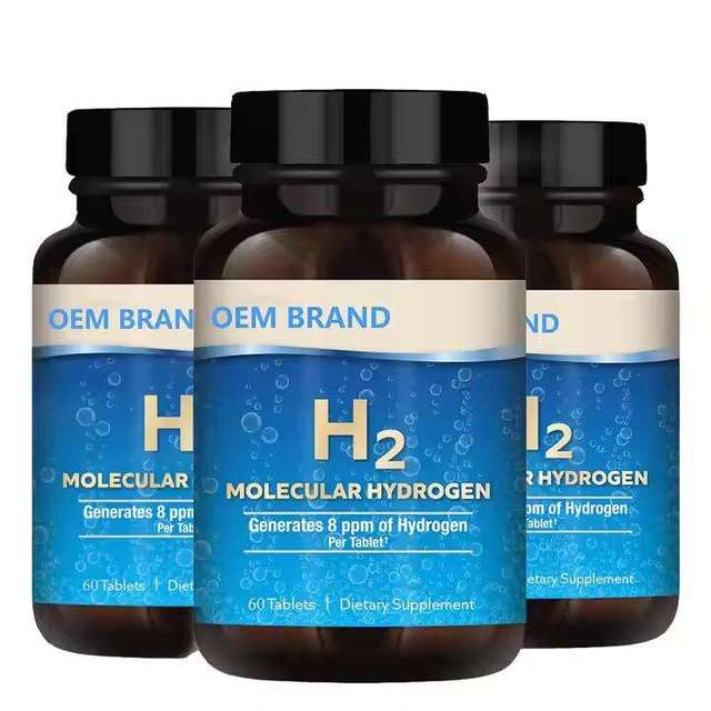 OEM ODM High-Concentration H2 Molecular Hydrogen Tablets Quickly Dissolve Natural Adult Healthcare Supplement for Brain Health