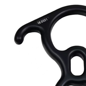 Dispositivo de descenso de aluminio con forma de ocho Tongjin para escalada en roca, rápel y senderismo. - Product Image 3
