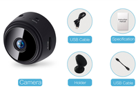 Mini Cámara A9 WiFi Inalámbrica, Monitoreo de Seguridad, Protección, Monitoreo Remoto, Videocámaras, Hogar Inteligente