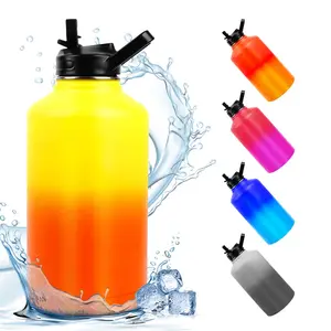 32Oz Insulated Stainless Steel Water Bottle Sports Spout Lid Leak Proof For Safe Drinking Water with strap