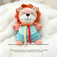 Fabrication de jouets en peluche personnalisés : Poupée apaisante bébé éléphant, éléphant de dessin animé personnalisé OEM, peluche de sécurité pour nourrissons