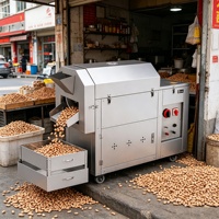 Machine à rôtir les noix de renard, en acier inoxydable durable, économe en énergie, réglages ajustables pour un rôtissage de haute qualité