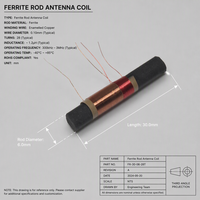 Bobine d'antenne en ferrite haute performance personnalisée Golden Eagle, bobine d'induction en fil de cuivre pour bobine d'induction, vente en gros d'usine