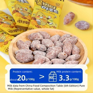 JIUR Almendras Horneadas con <span class=keywords><strong>Miel</strong></span> y Mantequilla, Dulces y Picantes, Exóticas, Chinas, Secas, Deliciosas y Saludables - Product Image 5