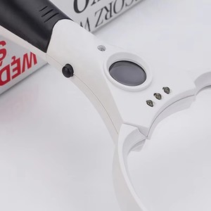 <span class=keywords><strong>Loupe</strong></span> <span class=keywords><strong>à</strong></span> <span class=keywords><strong>main</strong></span> LED de grande taille avec lumière pour la lecture, grossissement 2x 4x 10x - Meilleure <span class=keywords><strong>loupe</strong></span> de lecture éclairée de grande taille - Product Image 2