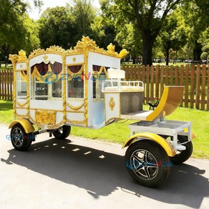Cercueil électrique classique 2025 à traction équine – Voiture funéraire de luxe exquise avec remorque pour transport spécial - Product Image 6