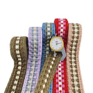 3.8 सेमी चौड़ा शुद्ध कपास बुना हुआ वेबबिंग मोती पैटर्न तीन रंग टेप स्पॉट माल ब्रेडेड विंटेज कपास जैक्वार्ड रिबन - Product Image 6