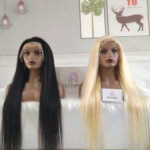 Perruques courtes et à <span class=keywords><strong>reflets</strong></span> lumineux pour femmes noires, perruque Lace Front Wig de couleur Paino - Product Image 6