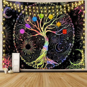 <span class=keywords><strong>Yin</strong></span> et <span class=keywords><strong>Yang</strong></span> soleil lune étoile <span class=keywords><strong>arbre</strong></span> <span class=keywords><strong>de</strong></span> <span class=keywords><strong>vie</strong></span> tapisseries galaxie espace tapisserie Mandala tapisserie murale pour décor <span class=keywords><strong>de</strong></span> chambre - Product Image 1