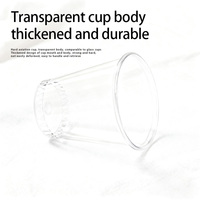 Expédition immédiate : 1000 verres à shot carrés mini transparents en PS jetables de 50 ml pour fêtes et mariages