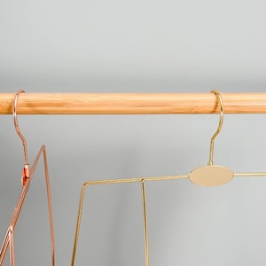 Có thể gập lại đôi-tier đồ bơi hiển thị móc áo bán hàng vàng bạc Rose Gold đồng kim loại Bikini móc cho phòng tắm sử dụng - Product Image 4