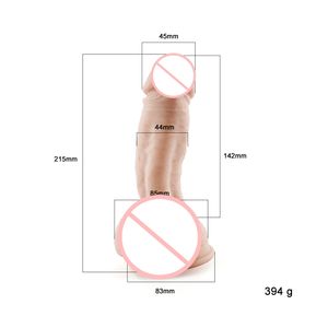 Dildo realistico con Ventosa Pene Realistico per Le <span class=keywords><strong>Donne</strong></span> Masturbazione - Product Image 2