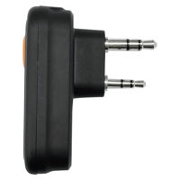 Casque Bluetooth PTT avec émetteur-récepteur, écouteur sans fil à longue autonomie de 10 heures pour connecteur K et radio portable à 2 broches