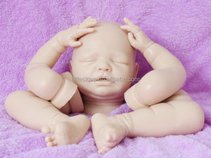 Reborn Doll Solid Silicone Kits Small Dolls <strong>Rubber</strong> Baby Realistic Molds Kits - Product Image 6
