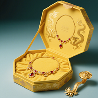 Emballage de bijoux haut de gamme en gros, boîte en papier rigide avec fermoir magnétique, cadre métallique, support ODM/OEM, conception personnalisée, boîtes de luxe, finition mate