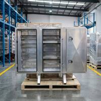 Protection de cabine de semi-remorque robuste en aluminium à 3 portes avec compartiments de rangement étanches et supports pour chaînes