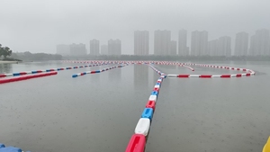Piste de course aquatique en plastique HDPE avec logo personnalisé, piste de karting extérieure, obstacle, clôture de course à distance pour karting et bateaux - Product Image 4