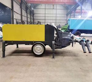 Diesel-powered 20-loại bê tông chuyển bơm nhỏ tốt đá mặt đất bơm hiệu quả thứ cấp cấu trúc đổ cột bơm - Product Image 3