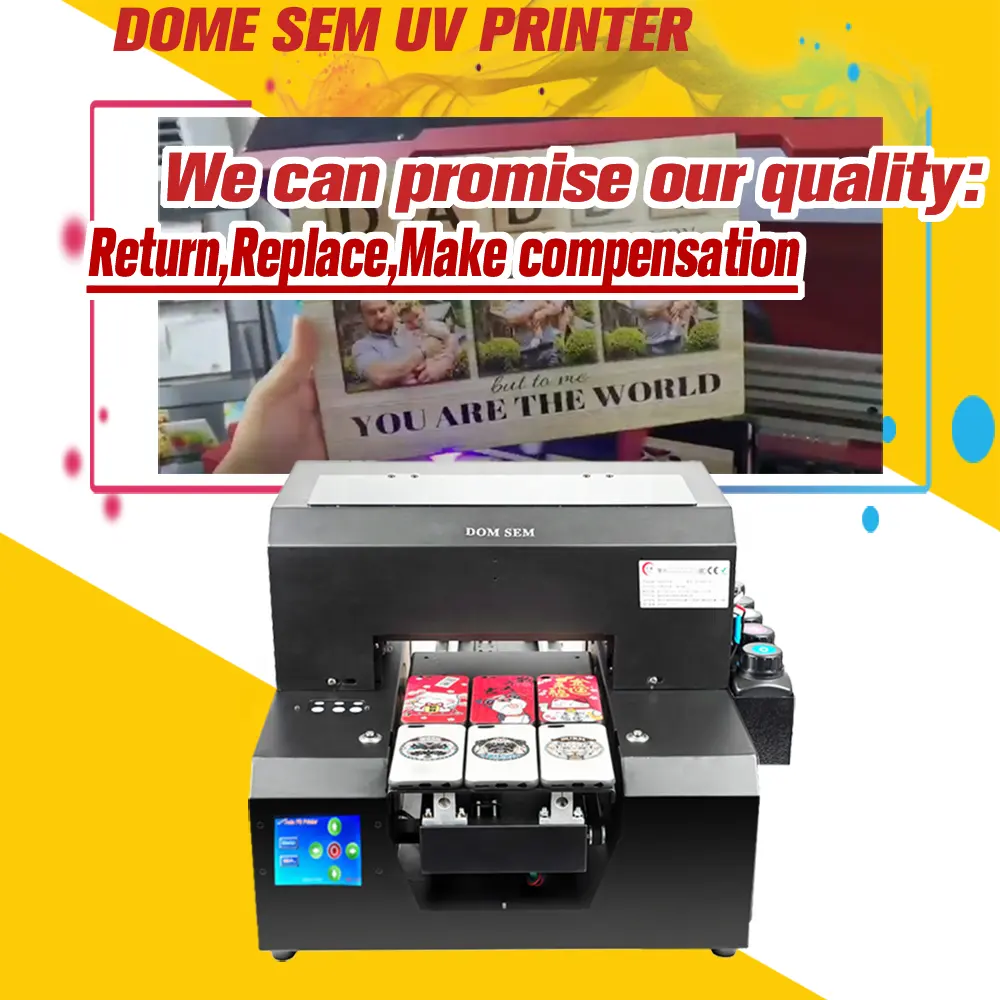 ¡Gran promoción! Impresora de inyección de tinta A4, impresora UV digital plana para funda de teléfono, impresión personalizada, foto personal diy