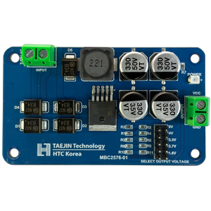 โมดูลแปลงไฟแบบ DC-DC Buck Converter ลดแรงดันไฟฟ้า 6-32V อินพุต 3A เอาต์พุตปรับได้ 1.8V-12V LM2576 โมดูลจ่ายไฟ MBC2576-01 สำหรับงานอุตสาหกรรม - Product Image 5