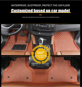 Alfombrillas de Coche de Cuero 7D de Lujo Nuevas de 2026, Antideslizantes, Reductoras de Ruido, Alfombras Gruesas para el Suelo del Coche, Antimanchas, para <span class=keywords><strong>AUDI</strong></span> <span class=keywords><strong>Q5</strong></span> <span class=keywords><strong>2022</strong></span> - Product Image 3