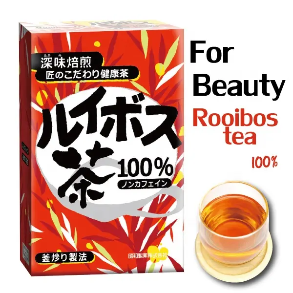 Trà Giảm Cân Giảm Cân Làm Đẹp Da Với Thảo Dược Rooibos 100% Detox Sức Khỏe Uống Mềm Đường Miễn Phí Sản Xuất Tại Nhật Bản OEM Có Sẵn